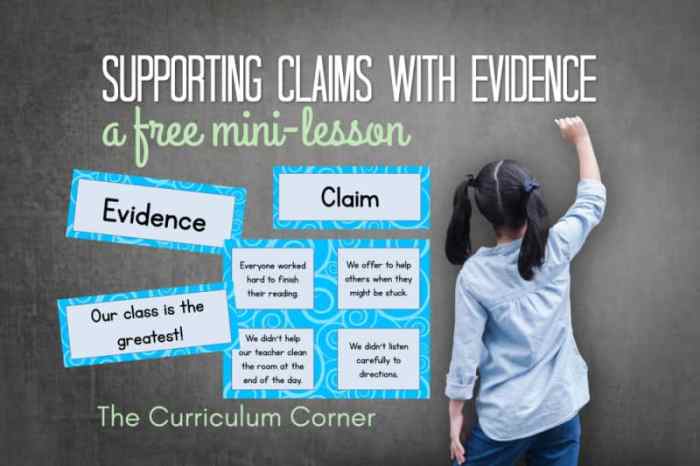 Unit 4: claims and evidence - reading quiz